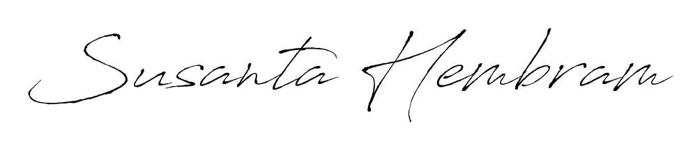 Make a short Susanta Hembram signature style. Manage your documents anywhere anytime using Antro_Vectra. Create and add eSignatures, submit forms, share and send files easily. Susanta Hembram signature style 6 images and pictures png