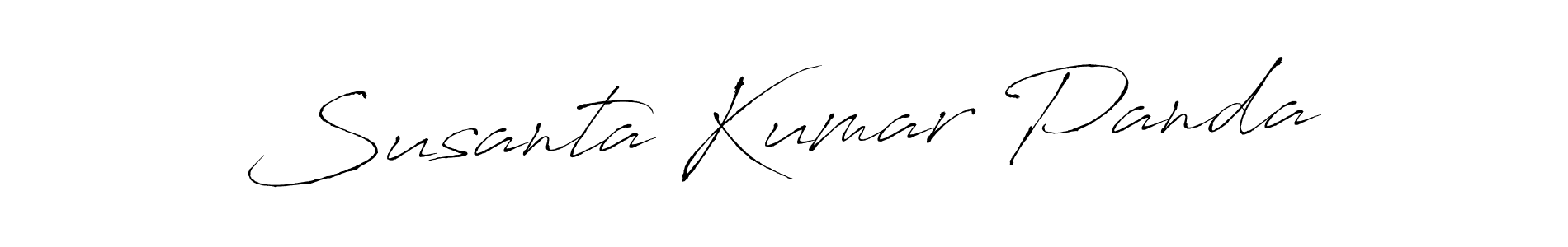 How to make Susanta Kumar Panda name signature. Use Antro_Vectra style for creating short signs online. This is the latest handwritten sign. Susanta Kumar Panda signature style 6 images and pictures png