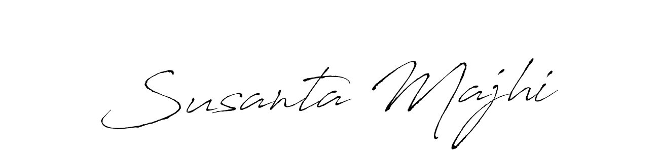 The best way (Antro_Vectra) to make a short signature is to pick only two or three words in your name. The name Susanta Majhi include a total of six letters. For converting this name. Susanta Majhi signature style 6 images and pictures png