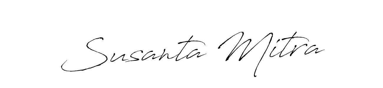 Make a beautiful signature design for name Susanta Mitra. With this signature (Antro_Vectra) style, you can create a handwritten signature for free. Susanta Mitra signature style 6 images and pictures png