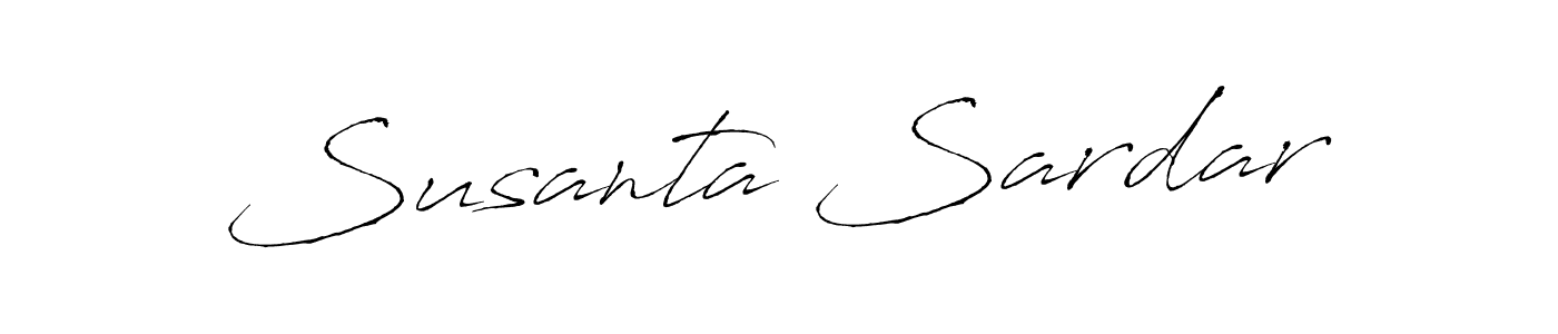 Similarly Antro_Vectra is the best handwritten signature design. Signature creator online .You can use it as an online autograph creator for name Susanta Sardar. Susanta Sardar signature style 6 images and pictures png