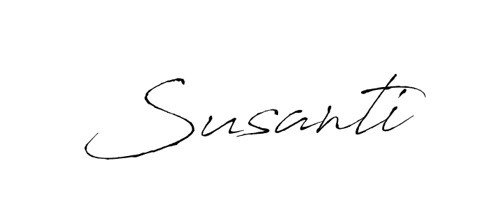 Use a signature maker to create a handwritten signature online. With this signature software, you can design (Antro_Vectra) your own signature for name Susanti. Susanti signature style 6 images and pictures png