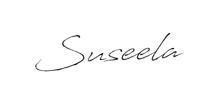 Use a signature maker to create a handwritten signature online. With this signature software, you can design (Antro_Vectra) your own signature for name Suseela. Suseela signature style 6 images and pictures png