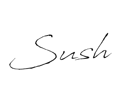 Design your own signature with our free online signature maker. With this signature software, you can create a handwritten (Antro_Vectra) signature for name Sush. Sush signature style 6 images and pictures png