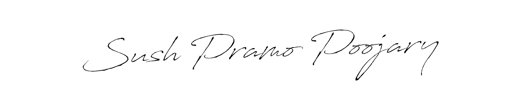 Once you've used our free online signature maker to create your best signature Antro_Vectra style, it's time to enjoy all of the benefits that Sush Pramo Poojary name signing documents. Sush Pramo Poojary signature style 6 images and pictures png