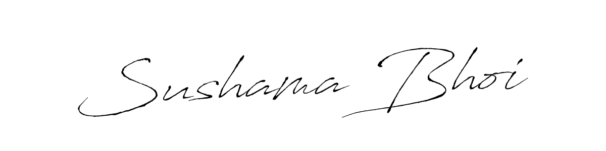 Make a beautiful signature design for name Sushama Bhoi. With this signature (Antro_Vectra) style, you can create a handwritten signature for free. Sushama Bhoi signature style 6 images and pictures png