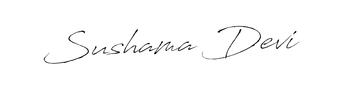 Design your own signature with our free online signature maker. With this signature software, you can create a handwritten (Antro_Vectra) signature for name Sushama Devi. Sushama Devi signature style 6 images and pictures png