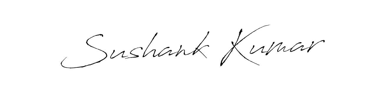 Use a signature maker to create a handwritten signature online. With this signature software, you can design (Antro_Vectra) your own signature for name Sushank Kumar. Sushank Kumar signature style 6 images and pictures png