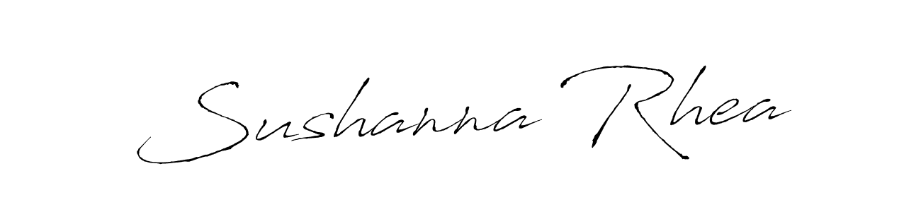 You should practise on your own different ways (Antro_Vectra) to write your name (Sushanna Rhea) in signature. don't let someone else do it for you. Sushanna Rhea signature style 6 images and pictures png