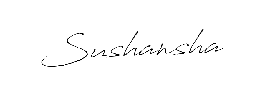 How to make Sushansha signature? Antro_Vectra is a professional autograph style. Create handwritten signature for Sushansha name. Sushansha signature style 6 images and pictures png