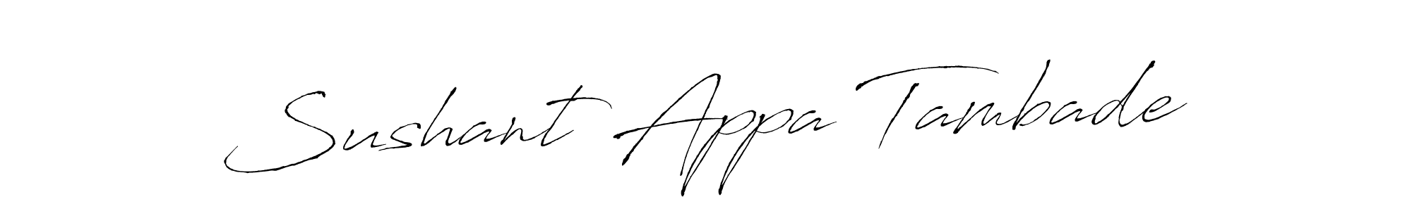 Sushant Appa Tambade stylish signature style. Best Handwritten Sign (Antro_Vectra) for my name. Handwritten Signature Collection Ideas for my name Sushant Appa Tambade. Sushant Appa Tambade signature style 6 images and pictures png