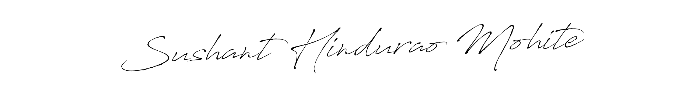 Make a beautiful signature design for name Sushant Hindurao Mohite. With this signature (Antro_Vectra) style, you can create a handwritten signature for free. Sushant Hindurao Mohite signature style 6 images and pictures png