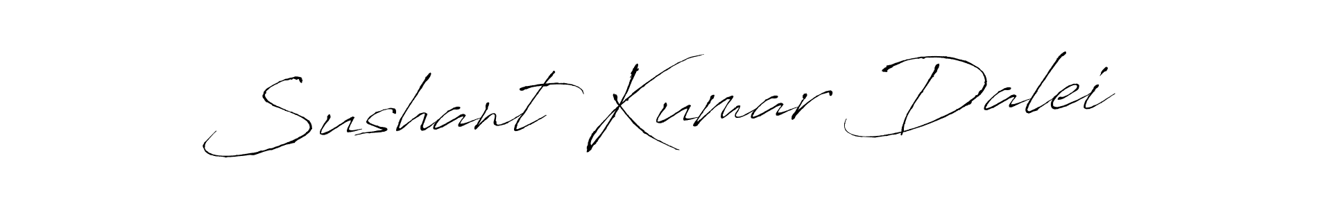 Design your own signature with our free online signature maker. With this signature software, you can create a handwritten (Antro_Vectra) signature for name Sushant Kumar Dalei. Sushant Kumar Dalei signature style 6 images and pictures png