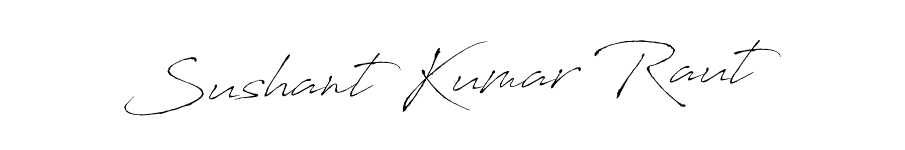 Sushant Kumar Raut stylish signature style. Best Handwritten Sign (Antro_Vectra) for my name. Handwritten Signature Collection Ideas for my name Sushant Kumar Raut. Sushant Kumar Raut signature style 6 images and pictures png