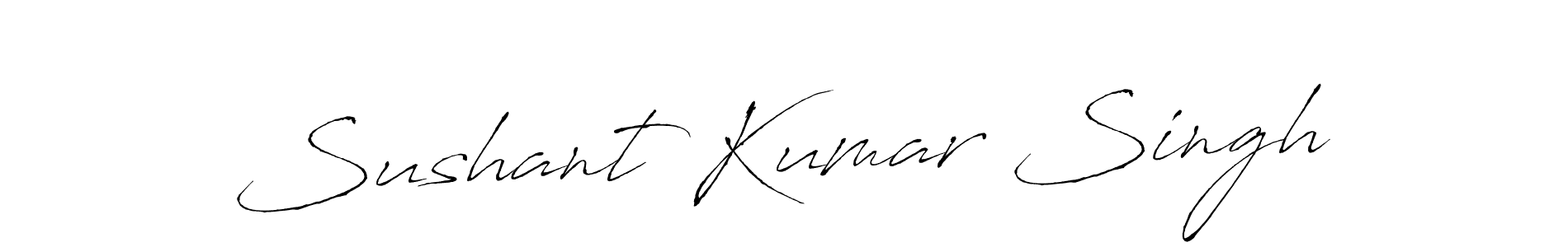 Make a beautiful signature design for name Sushant Kumar Singh. Use this online signature maker to create a handwritten signature for free. Sushant Kumar Singh signature style 6 images and pictures png