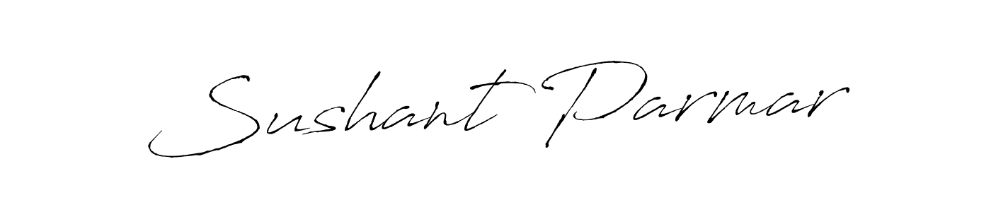 How to make Sushant Parmar signature? Antro_Vectra is a professional autograph style. Create handwritten signature for Sushant Parmar name. Sushant Parmar signature style 6 images and pictures png