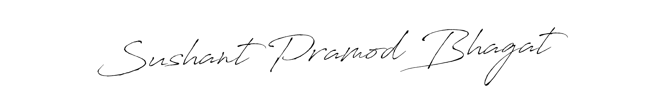 Use a signature maker to create a handwritten signature online. With this signature software, you can design (Antro_Vectra) your own signature for name Sushant Pramod Bhagat. Sushant Pramod Bhagat signature style 6 images and pictures png