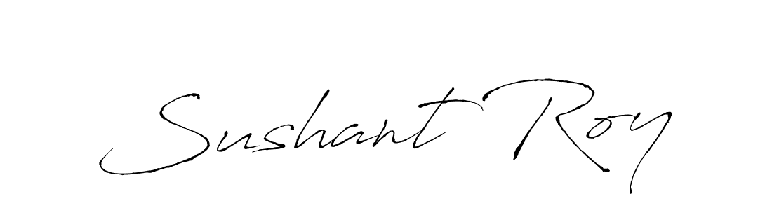 You should practise on your own different ways (Antro_Vectra) to write your name (Sushant Roy) in signature. don't let someone else do it for you. Sushant Roy signature style 6 images and pictures png