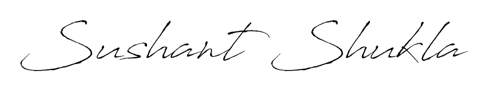 Upgrade your professional image with Sushant Shukla signature created with Antro_Vectra font. Fast, free, and watermark-free download. Sushant Shukla signature style 6 images and pictures png