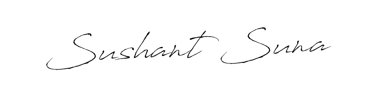 You should practise on your own different ways (Antro_Vectra) to write your name (Sushant Suna) in signature. don't let someone else do it for you. Sushant Suna signature style 6 images and pictures png