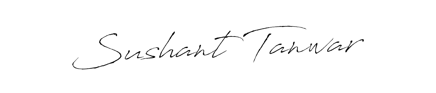 Create a beautiful signature design for name Sushant Tanwar. With this signature (Antro_Vectra) fonts, you can make a handwritten signature for free. Sushant Tanwar signature style 6 images and pictures png