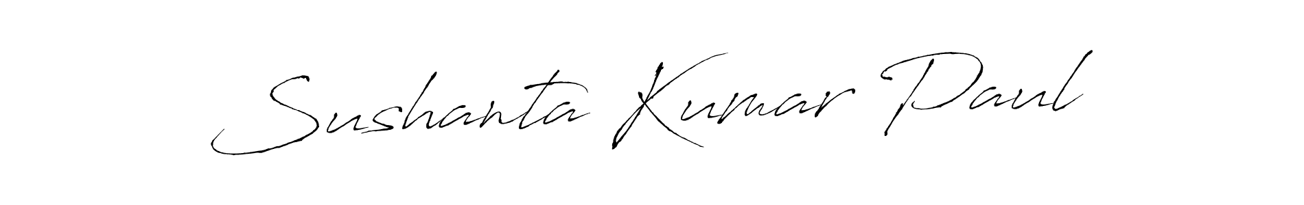 How to make Sushanta Kumar Paul signature? Antro_Vectra is a professional autograph style. Create handwritten signature for Sushanta Kumar Paul name. Sushanta Kumar Paul signature style 6 images and pictures png