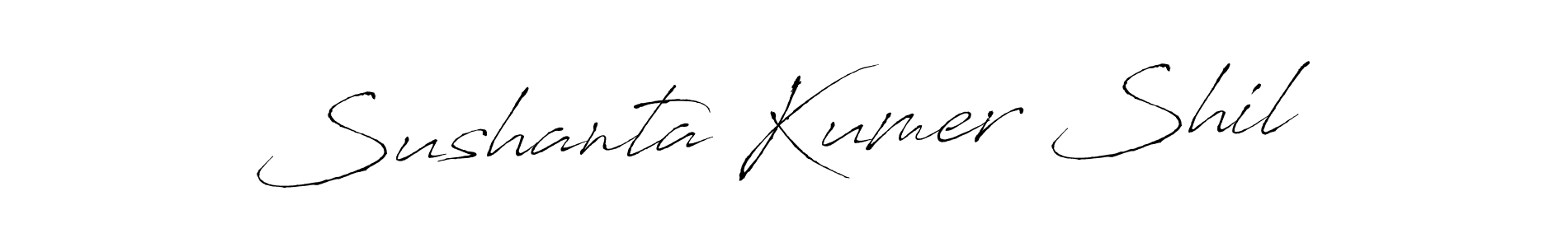 Make a beautiful signature design for name Sushanta Kumer Shil. With this signature (Antro_Vectra) style, you can create a handwritten signature for free. Sushanta Kumer Shil signature style 6 images and pictures png