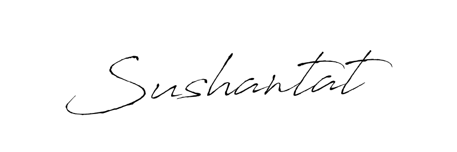 Make a beautiful signature design for name Sushantat. With this signature (Antro_Vectra) style, you can create a handwritten signature for free. Sushantat signature style 6 images and pictures png