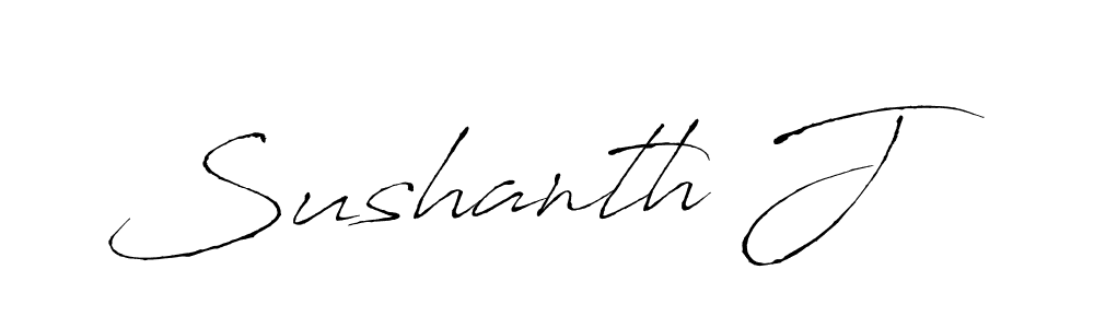 Use a signature maker to create a handwritten signature online. With this signature software, you can design (Antro_Vectra) your own signature for name Sushanth J. Sushanth J signature style 6 images and pictures png