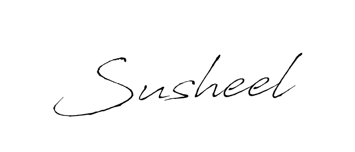 Design your own signature with our free online signature maker. With this signature software, you can create a handwritten (Antro_Vectra) signature for name Susheel. Susheel signature style 6 images and pictures png