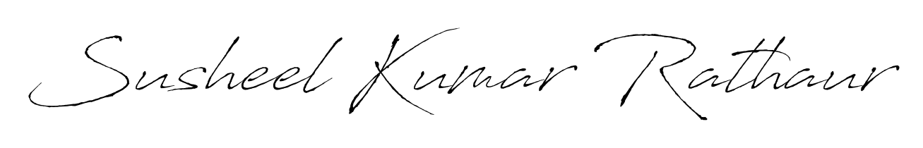 A stylish, flowing autograph style designed for name Susheel Kumar Rathaur using Antro_Vectra typography. Perfect for digital creative projects. Susheel Kumar Rathaur signature style 6 images and pictures png