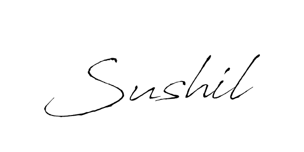 Sushil stylish signature style. Best Handwritten Sign (Antro_Vectra) for my name. Handwritten Signature Collection Ideas for my name Sushil. Sushil signature style 6 images and pictures png