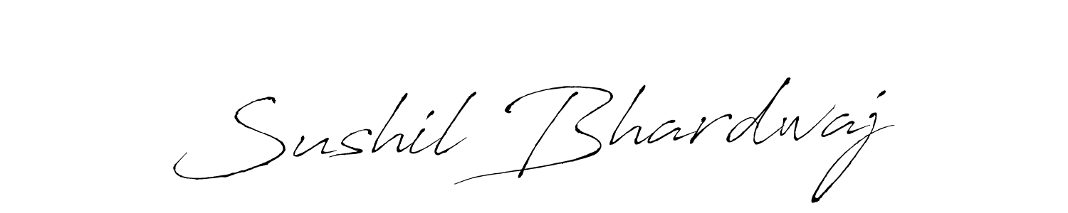 How to make Sushil Bhardwaj signature? Antro_Vectra is a professional autograph style. Create handwritten signature for Sushil Bhardwaj name. Sushil Bhardwaj signature style 6 images and pictures png