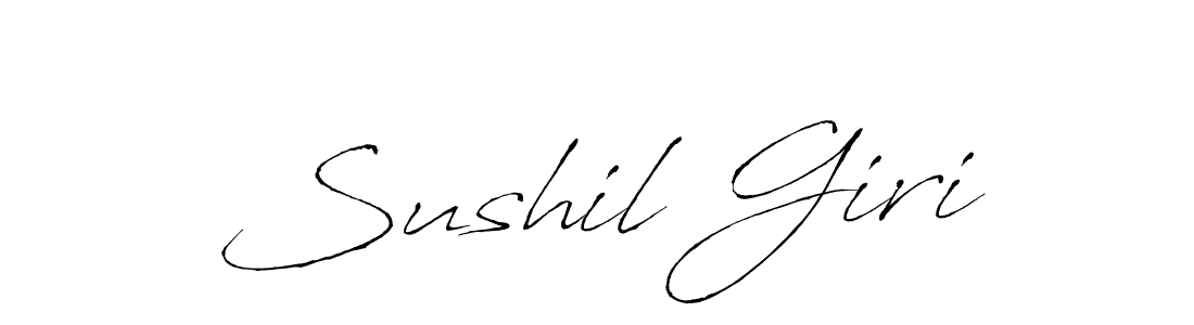 if you are searching for the best signature style for your name Sushil Giri. so please give up your signature search. here we have designed multiple signature styles  using Antro_Vectra. Sushil Giri signature style 6 images and pictures png