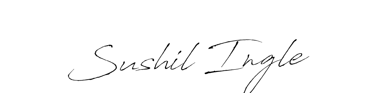 Make a short Sushil Ingle signature style. Manage your documents anywhere anytime using Antro_Vectra. Create and add eSignatures, submit forms, share and send files easily. Sushil Ingle signature style 6 images and pictures png