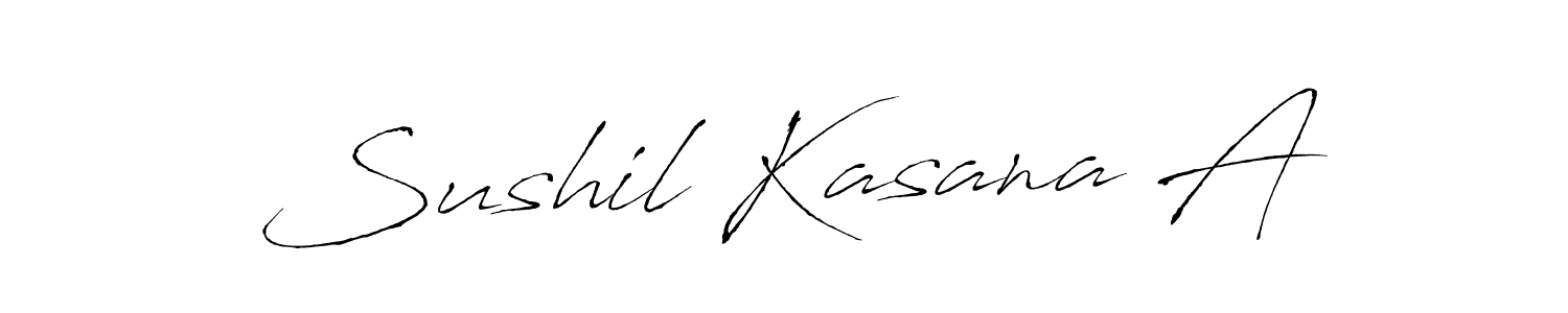 Here are the top 10 professional signature styles for the name Sushil Kasana A. These are the best autograph styles you can use for your name. Sushil Kasana A signature style 6 images and pictures png