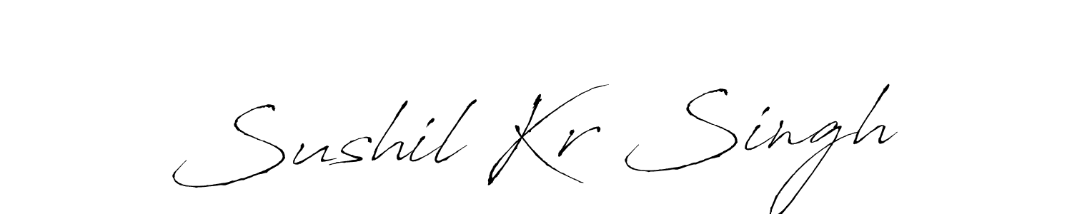 You can use this online signature creator to create a handwritten signature for the name Sushil Kr Singh. This is the best online autograph maker. Sushil Kr Singh signature style 6 images and pictures png