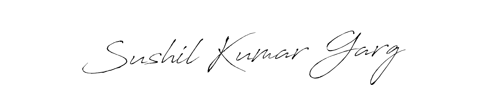 Design your own signature with our free online signature maker. With this signature software, you can create a handwritten (Antro_Vectra) signature for name Sushil Kumar Garg. Sushil Kumar Garg signature style 6 images and pictures png