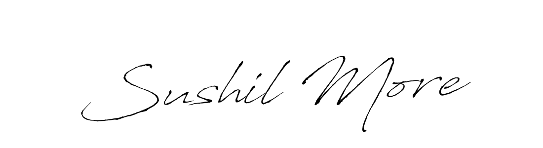 This is the best signature style for the Sushil More name. Also you like these signature font (Antro_Vectra). Mix name signature. Sushil More signature style 6 images and pictures png