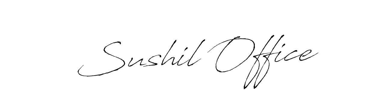 Make a short Sushil Office signature style. Manage your documents anywhere anytime using Antro_Vectra. Create and add eSignatures, submit forms, share and send files easily. Sushil Office signature style 6 images and pictures png