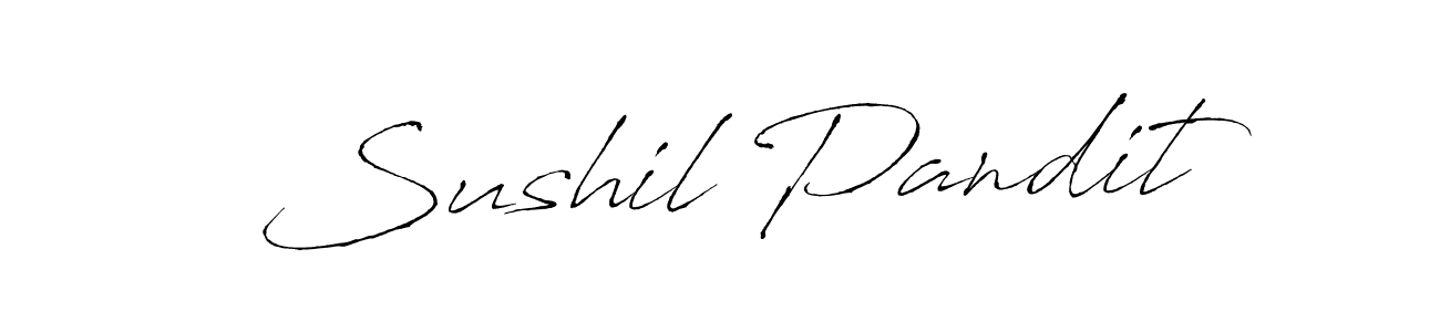 Make a beautiful signature design for name Sushil Pandit. Use this online signature maker to create a handwritten signature for free. Sushil Pandit signature style 6 images and pictures png