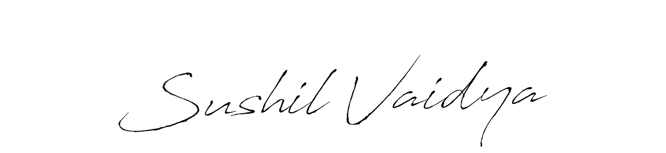 Here are the top 10 professional signature styles for the name Sushil Vaidya. These are the best autograph styles you can use for your name. Sushil Vaidya signature style 6 images and pictures png