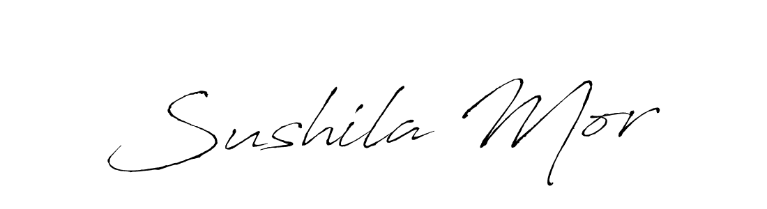 Also You can easily find your signature by using the search form. We will create Sushila Mor name handwritten signature images for you free of cost using Antro_Vectra sign style. Sushila Mor signature style 6 images and pictures png