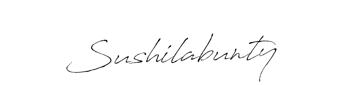 It looks lik you need a new signature style for name Sushilabunty. Design unique handwritten (Antro_Vectra) signature with our free signature maker in just a few clicks. Sushilabunty signature style 6 images and pictures png