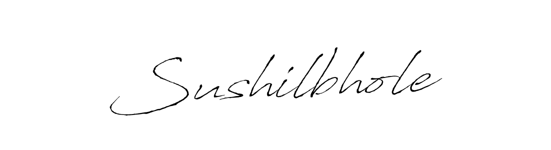 Design your own signature with our free online signature maker. With this signature software, you can create a handwritten (Antro_Vectra) signature for name Sushilbhole. Sushilbhole signature style 6 images and pictures png