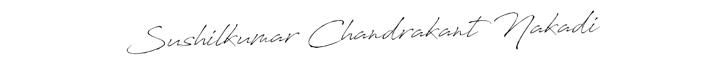 Design your own signature with our free online signature maker. With this signature software, you can create a handwritten (Antro_Vectra) signature for name Sushilkumar Chandrakant Nakadi. Sushilkumar Chandrakant Nakadi signature style 6 images and pictures png