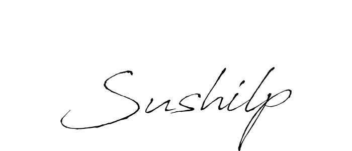 Sushilp stylish signature style. Best Handwritten Sign (Antro_Vectra) for my name. Handwritten Signature Collection Ideas for my name Sushilp. Sushilp signature style 6 images and pictures png