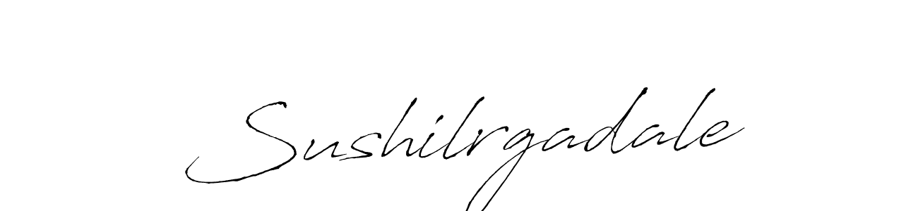 Sushilrgadale stylish signature style. Best Handwritten Sign (Antro_Vectra) for my name. Handwritten Signature Collection Ideas for my name Sushilrgadale. Sushilrgadale signature style 6 images and pictures png