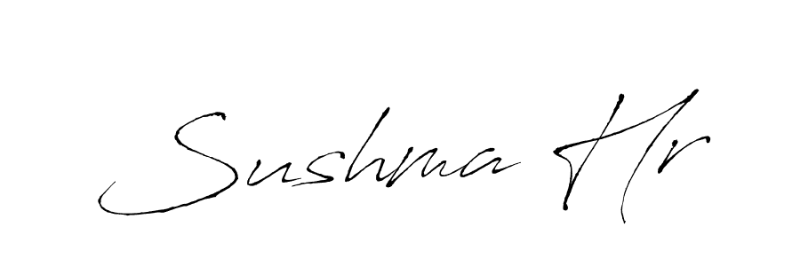 Also You can easily find your signature by using the search form. We will create Sushma Hr name handwritten signature images for you free of cost using Antro_Vectra sign style. Sushma Hr signature style 6 images and pictures png