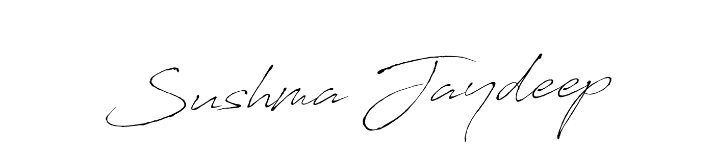Create a beautiful signature design for name Sushma Jaydeep. With this signature (Antro_Vectra) fonts, you can make a handwritten signature for free. Sushma Jaydeep signature style 6 images and pictures png